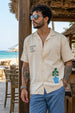 Live In Moment Swanwhite Oversized Printed Exclusive Shirt