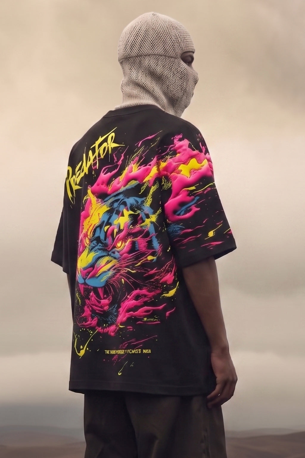 Predator Black 3D Puff Print Exclusive T-shirt Supreme Edition