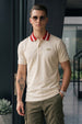 Swanwhite Contrast Collar Regular Fit Exclusive Pique Lycra Polo T-Shirt