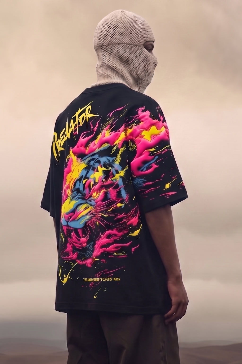 Predator Black 3D Puff Print Exclusive T-shirt Supreme Edition