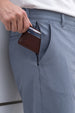 Blue Tencel Stretchable Straight-Fit Exclusive Pant