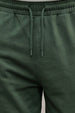 Olive Green Minimalist Loopknit Loose Fit Streetwear Jogger