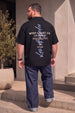Los Angeles Black Plus Size Printed Exclusive Shirt