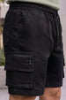 Black Relaxed-Fit Exclusive Utility Shorts