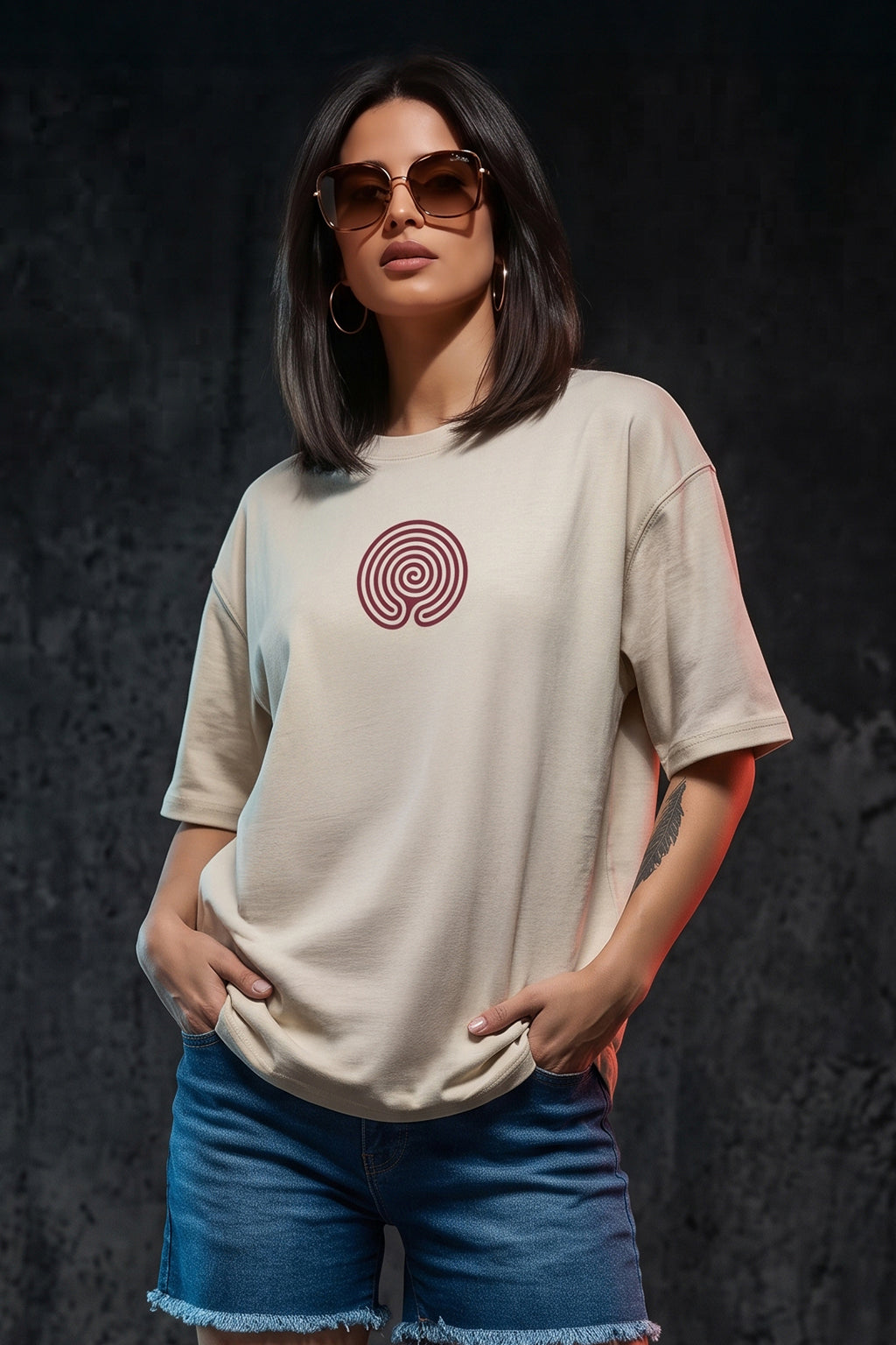 अभिमन्यु Swanwhite Printed Exclusive T-shirt Epic Collection For Women