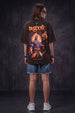 अग्नि Brown Puff Printed Exclusive T-shirt Epic Collection For Women