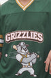 Grizzlies Green Varsity Collar Oversized T-Shirt