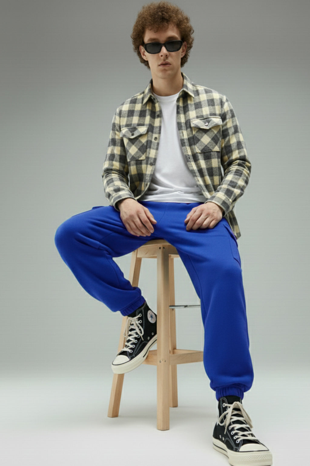 Skydiver Solid Baggy Fit Cargo Joggers