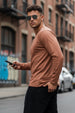 Cork Plain Full Sleeves Regular Fit T-shirt