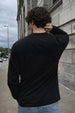 Boston Black Full Sleeves Regular Fit Printed T-shirt