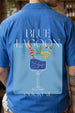 Blue Lagoon Blue Oversized Printed Exclusive Shirt