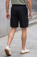 Black Relaxed-Fit Exclusive Utility Shorts