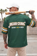 Grizzlies Green Varsity Collar Oversized T-Shirt