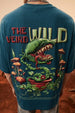 Wild Blue 3D Puff Print Exclusive T-shirt Supreme Edition