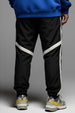Dark Grey Contrast Stripe Relaxed Fit Nylon Exclusive Jogger