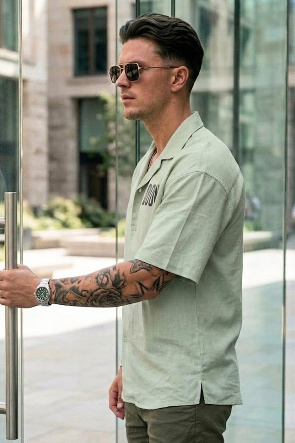 Doctor Doom Fogg Green Oversized Printed Exclusive Shirt