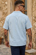 Feather Feel Sku Blue Oversized Plain Double Layer Exclusive Cotton Shirt