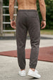 Grey Solid Baggy Fit Jogger
