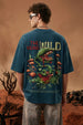 Wild Blue 3D Puff Print Exclusive T-shirt Supreme Edition