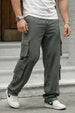 Grey 6 Pocket Baggy Fit Exclusive Knitted Cargo Pant