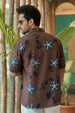 Midnight Star Brown All Over Print Oversized Exclusive Shirt
