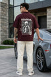 Deadpool Brown Oversized Printed Exclusive Shirt