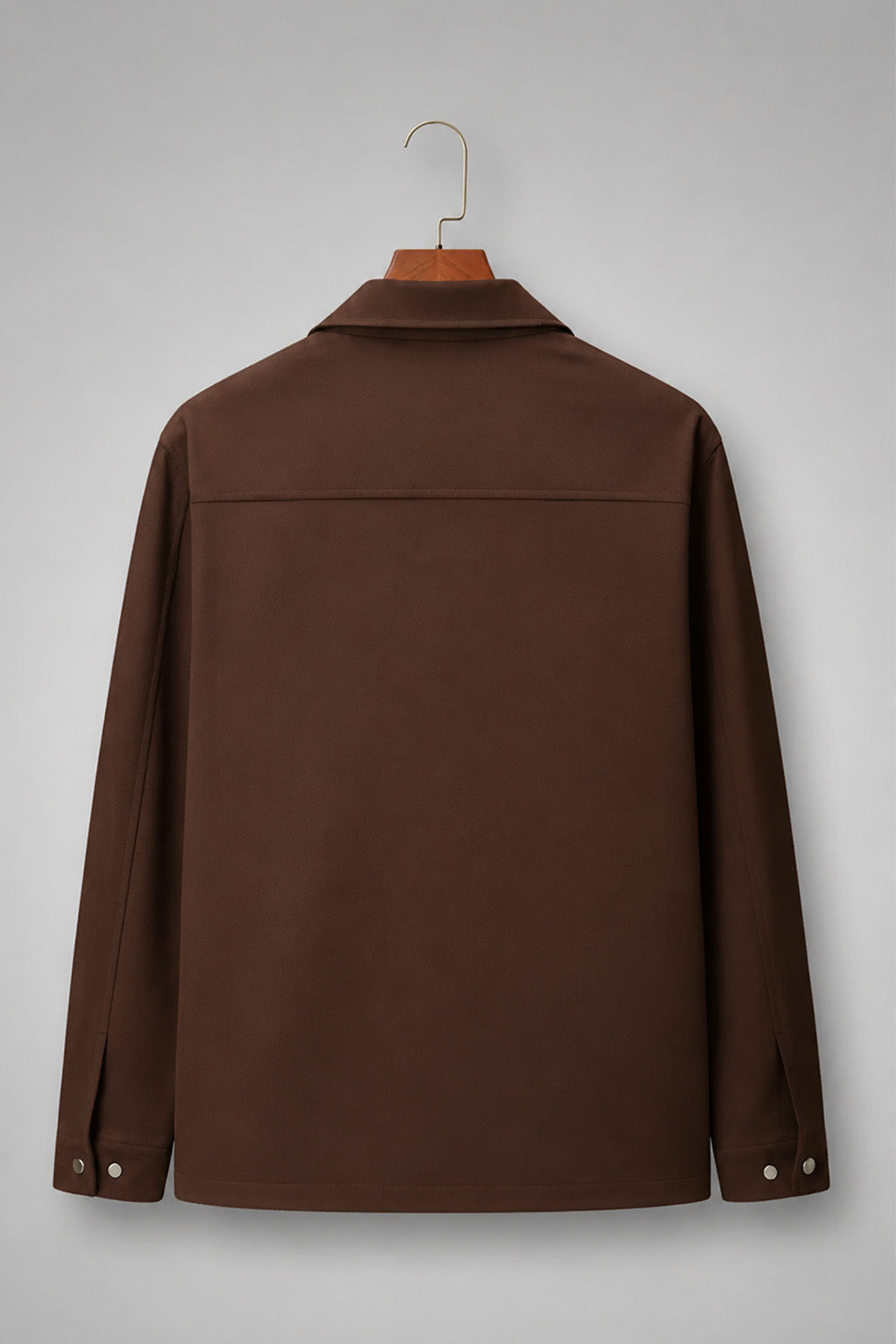 Veirdo Exclusive Brown Premium Button Detail Exclusive Shacket
