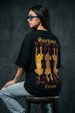 Guardians Black Printed Exclusive T-shirt Epic Collection For Women