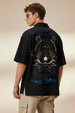 Captain America Black Oversized Printed Exclusive Shirt