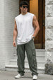 Grey 6 Pocket Baggy Fit Exclusive Knitted Cargo Pant