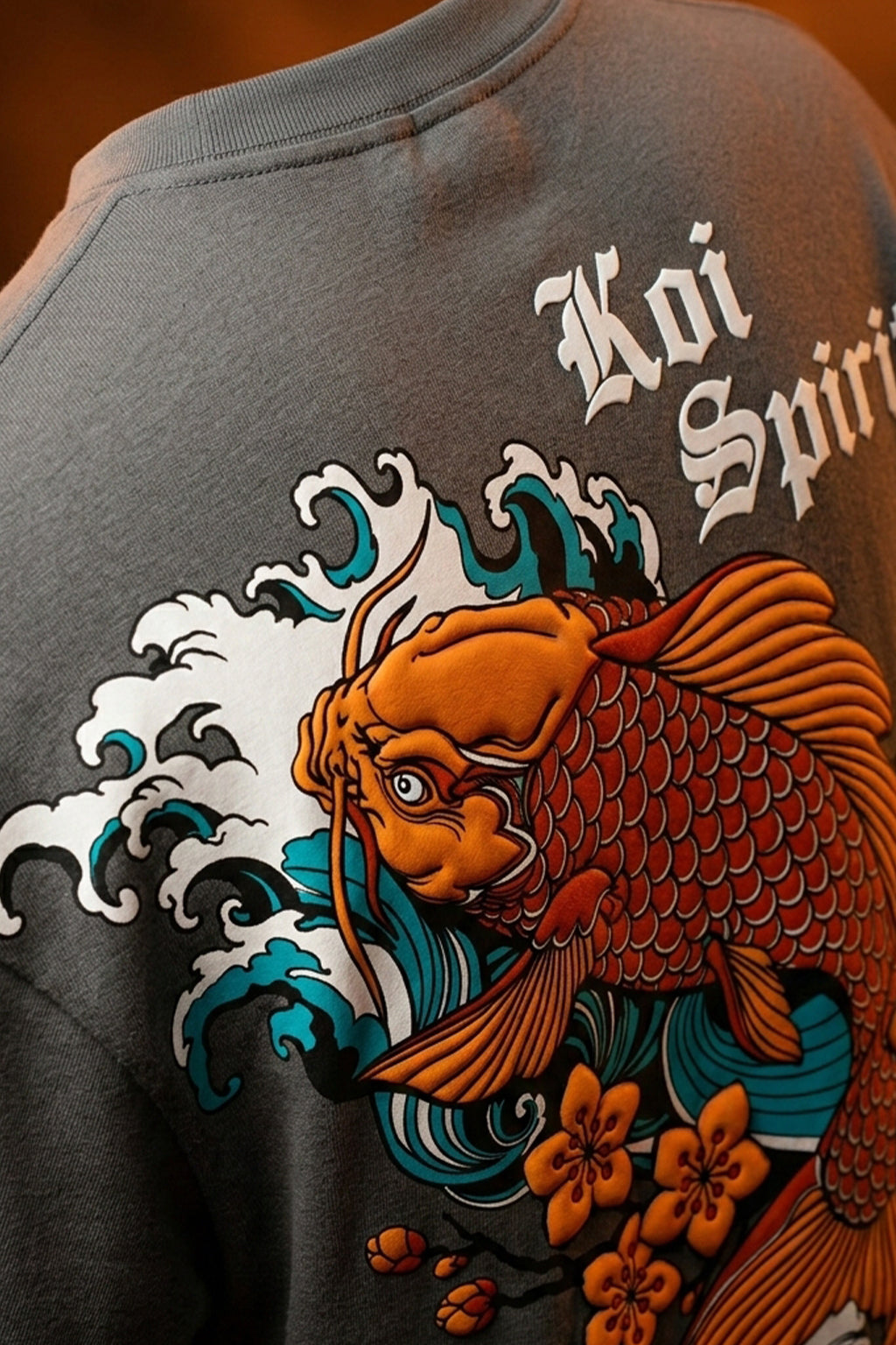 Spirit Grey 3D Puff Print Exclusive T-shirt Supreme Edition