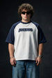 Braindead White Plus Size Printed Exclusive T-Shirt