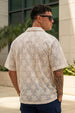 Ivory Paradise Print Oversized Exclusive Shirt