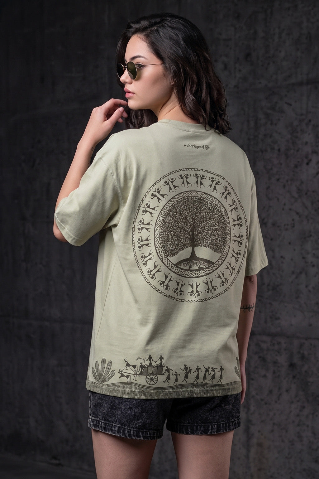 Rooted Aleowash Printed Exclusive T-shirt Epic Collection For Women