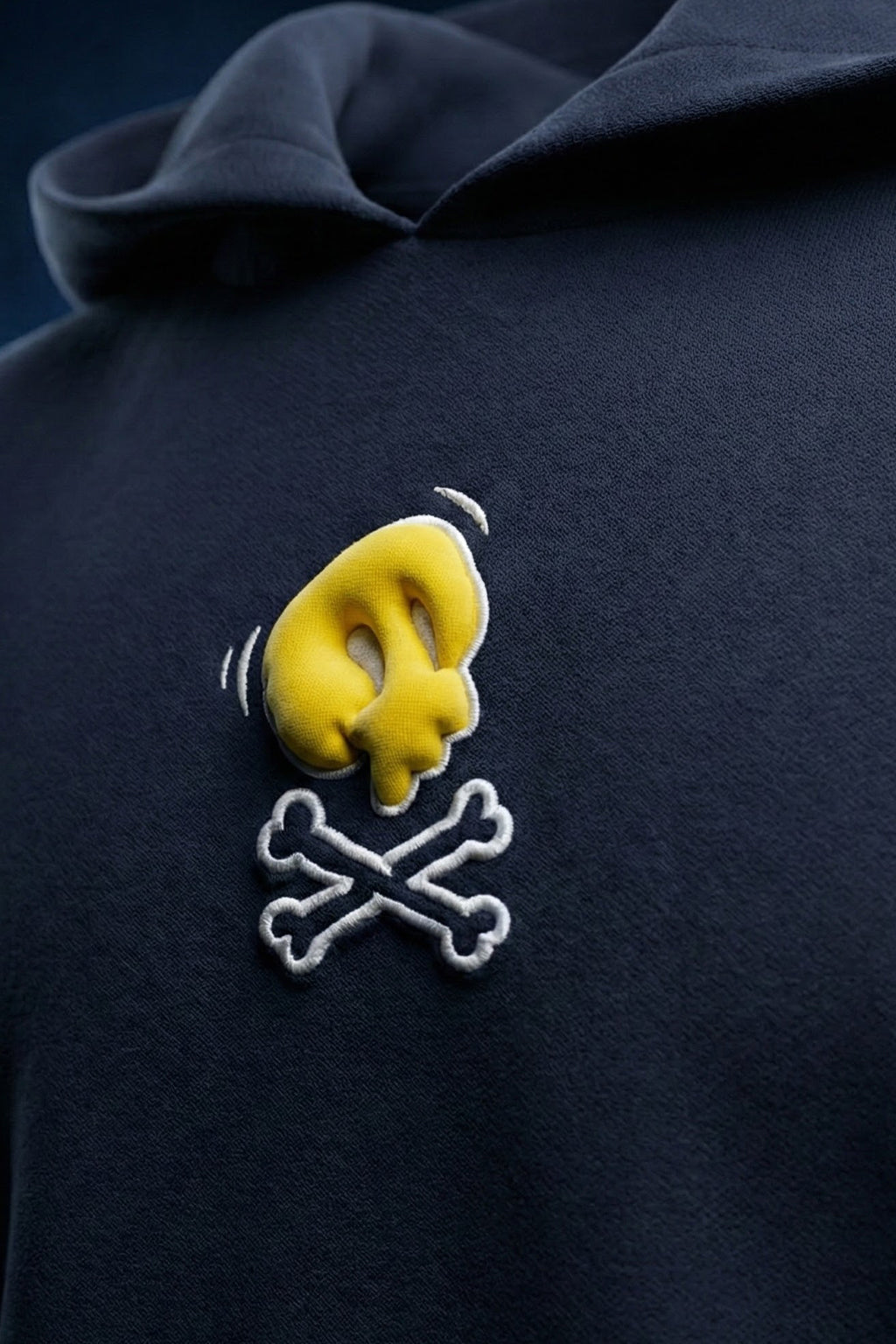 Wild Thing Grey Oversized Puff Printed Exclusive Hoodie