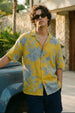 Marigold Floral Yellow All Over Print Oversized Exclusive Shirt