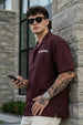 Deadpool Brown Oversized Printed Exclusive Shirt