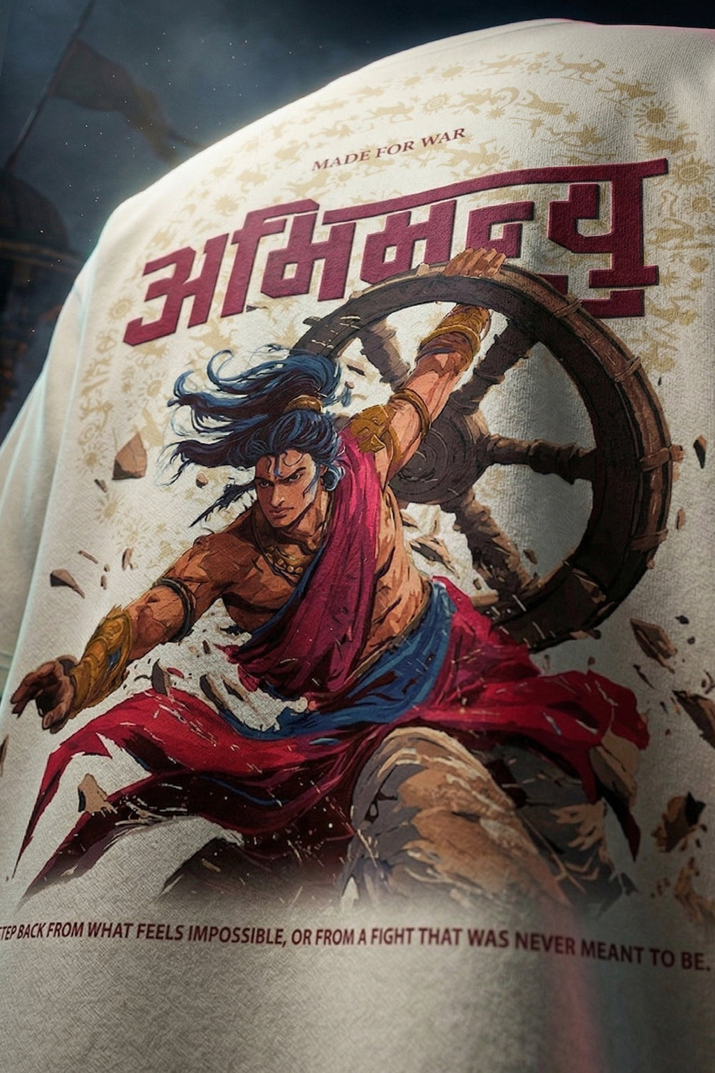 अभिमन्यु Swanwhite Printed Exclusive T-shirt Supreme Edition