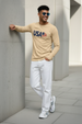 USA Swanwhite Full Sleeves Regular Fit Printed T-shirt
