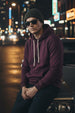 Purple Plain Regular Hoodie