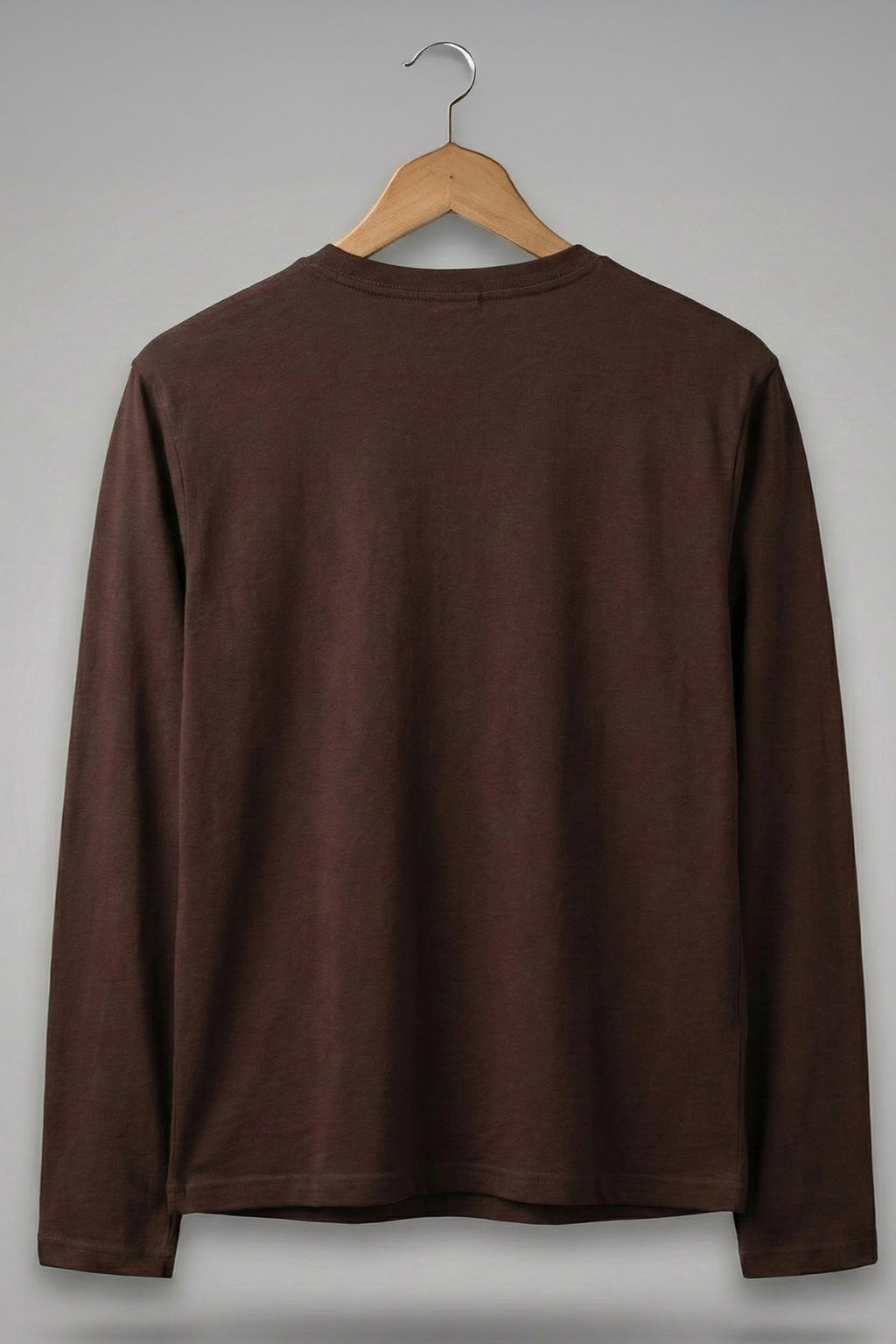 Basket Ball Brown Full Sleeves Regular Fit Printed T-shirt