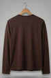 Basket Ball Brown Full Sleeves Regular Fit Printed T-shirt