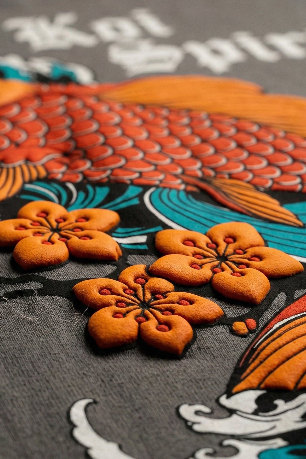 Spirit Grey 3D Puff Print Exclusive T-shirt Supreme Edition