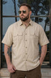 Swanwhite Plus Size Half Sleeve Dual Pocket Utility Exclusive Shirt