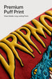 Dripmode Red 3D Puff Print Exclusive T-shirt Supreme Edition