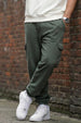 Grey Solid Baggy Fit Cargo Joggers
