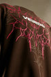 Veirdo Brown Silicon Printed Exclusive T-shirt Supreme Edition