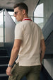 Swanwhite Contrast Collar Regular Fit Exclusive Pique Lycra Polo T-Shirt
