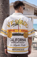 California White Oversized Printed Exclusive Shirt