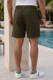 Olive Relaxed-Fit Exclusive Travel Shorts
